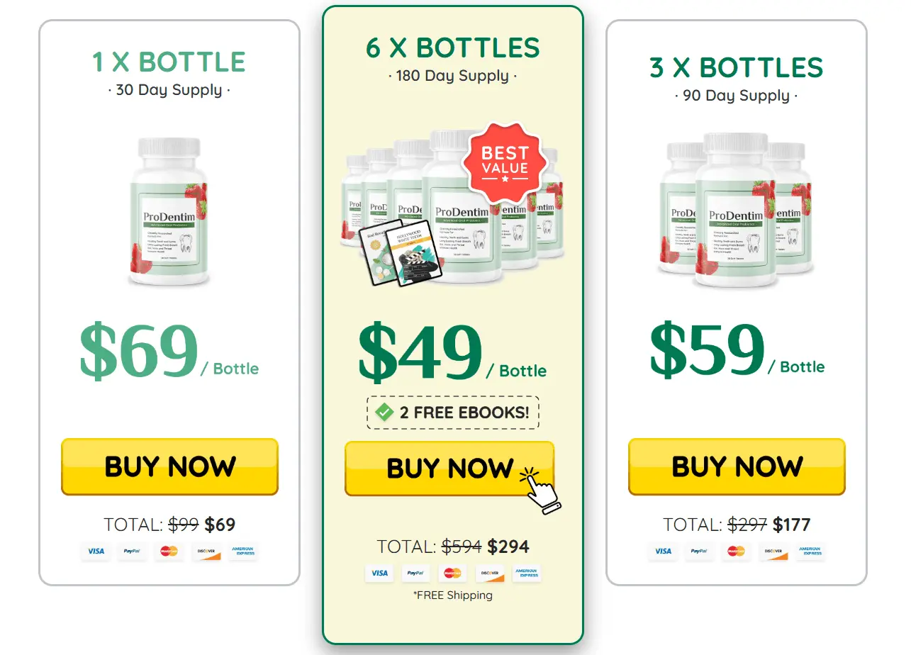 Buy Prodentim now at discounted price